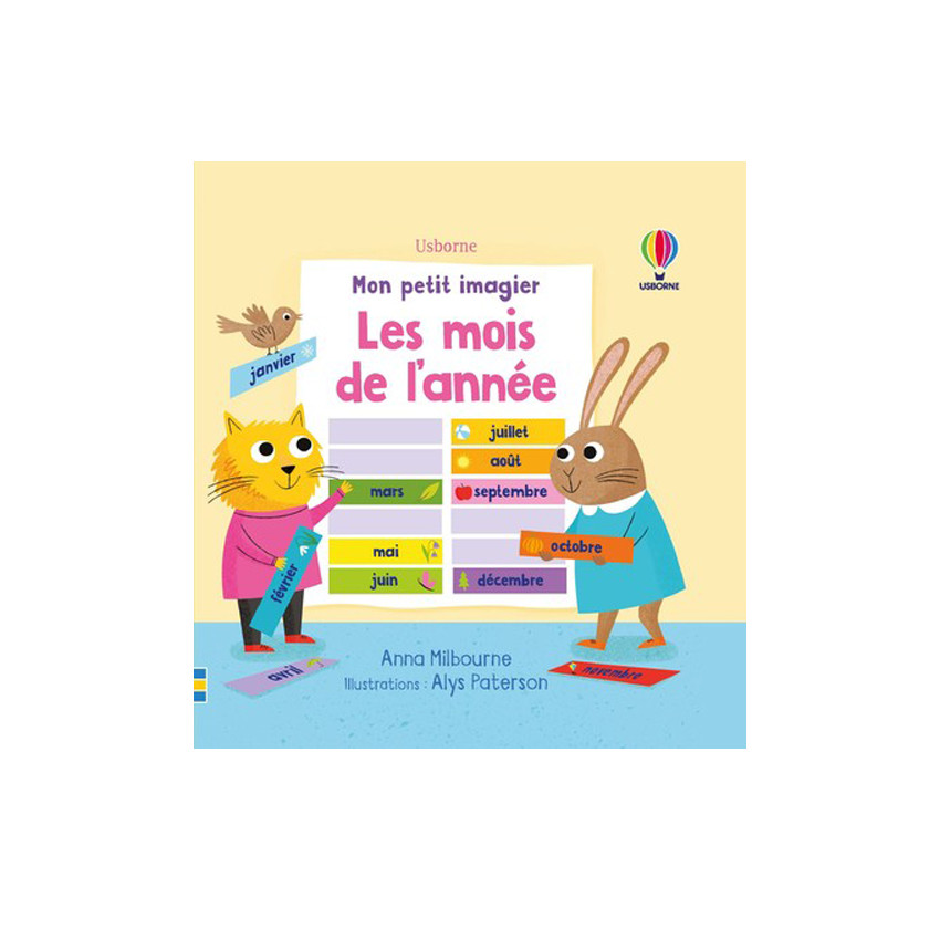 Mon petit imagier Les mois de l'année 