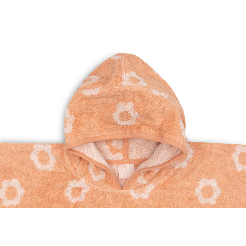 Poncho de bain éponge Jaquard Réversible Flower  