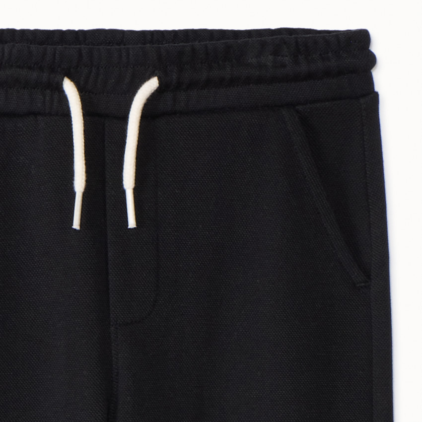 Pantalon uni en maille milano pour garçon  