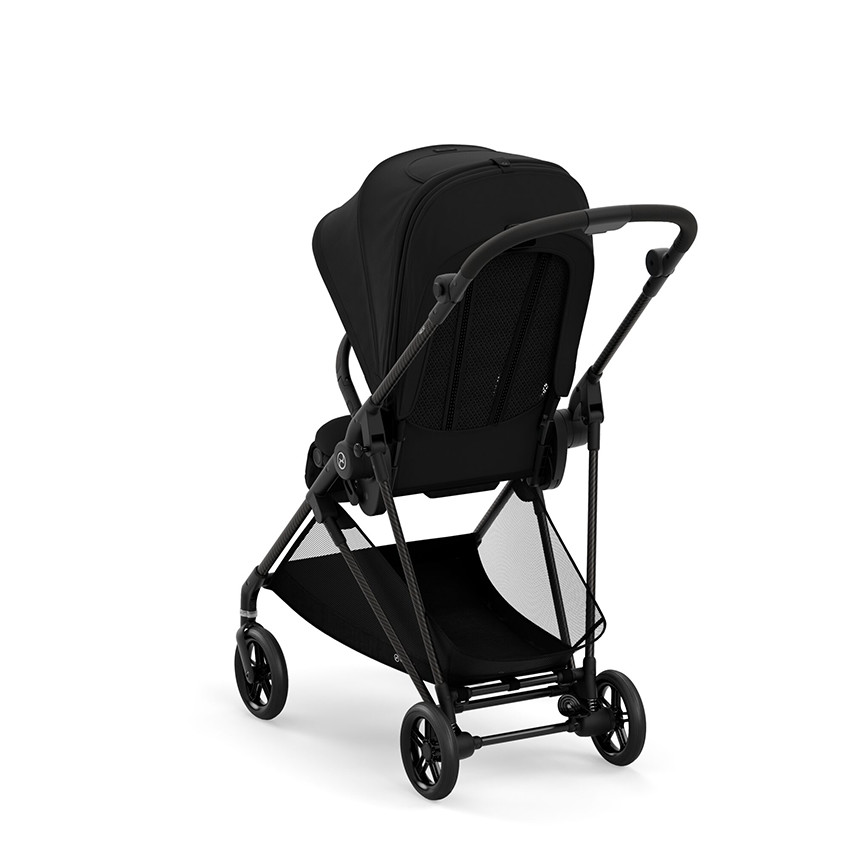 Poussette Melio 2 - Châssis Carbone / Siège Deep Black 