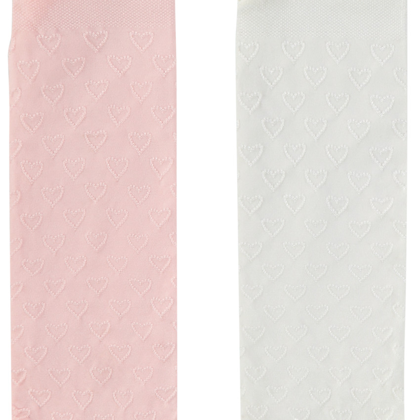 Lot de 2 paires de collants fins fantaisie pour bébé fille 