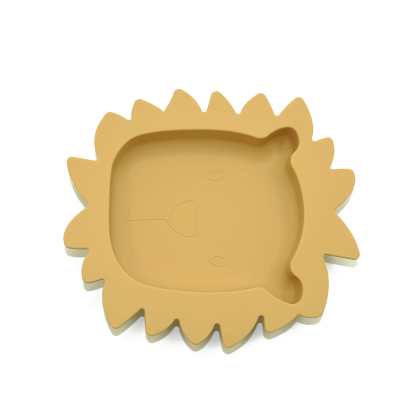 Assiette en silicone lion Honey Gold 