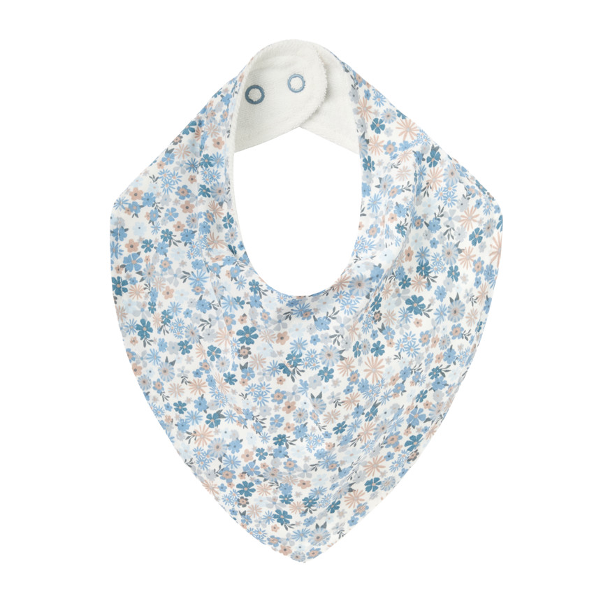 Lot de 2 bavoirs bandana Tiny Flowers - Imprimé (Prémaman) - Image 1