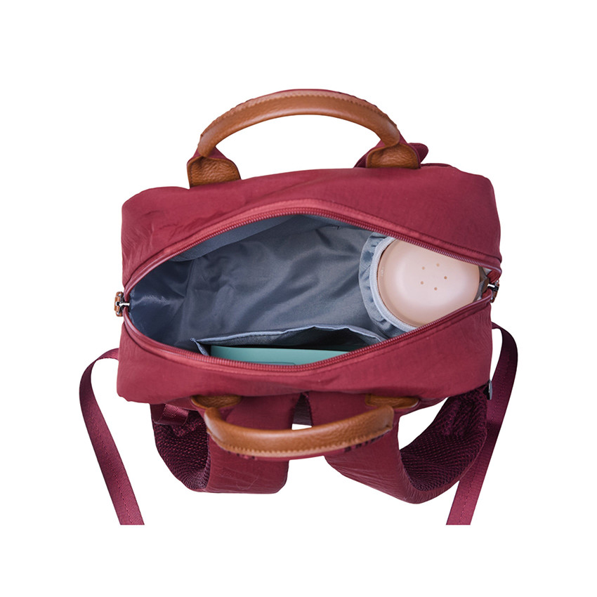 Sac à dos enfant Mini Club Signature urban bordeaux 