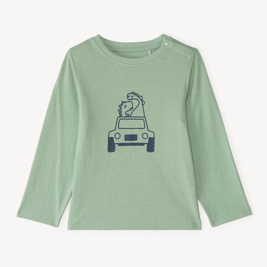T-shirt manches longues bébé garçon print Dino