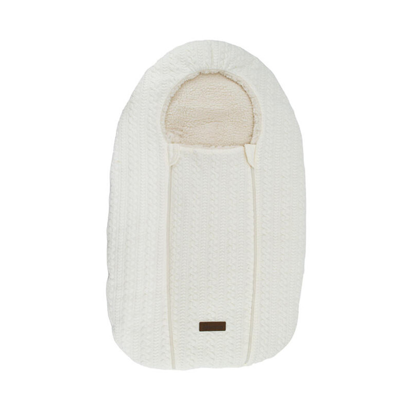 Nid d&#39;ange aspect tricot et doublé sherpa 80 cm Boubou