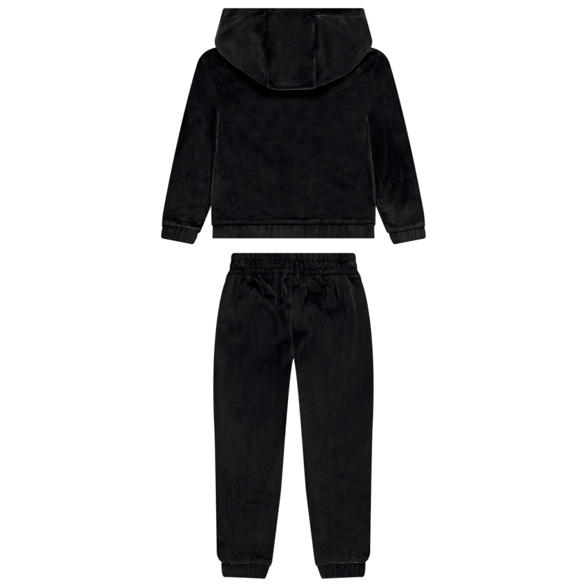 Ensemble jogging total look en velours pour fille 