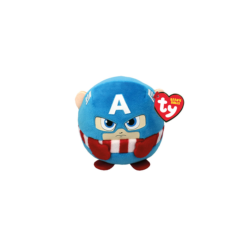 PETITE PELUCHE MARVEL PUFFIES - CAPTAIN AMERICA