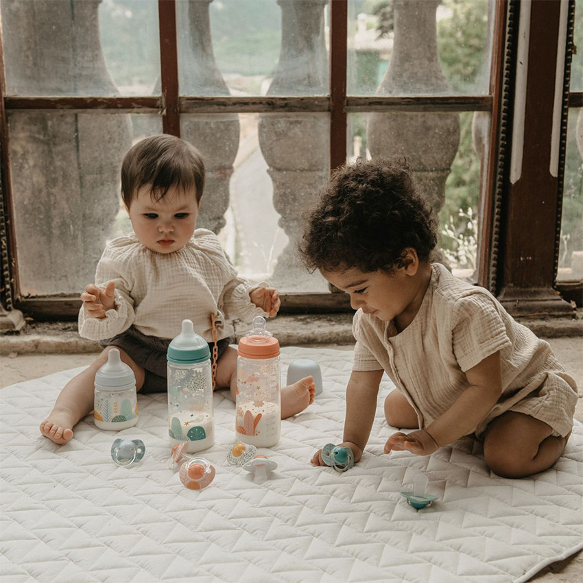 Biberon avec tétine symétrique SX Pro M 270 ml Dreams bleu 