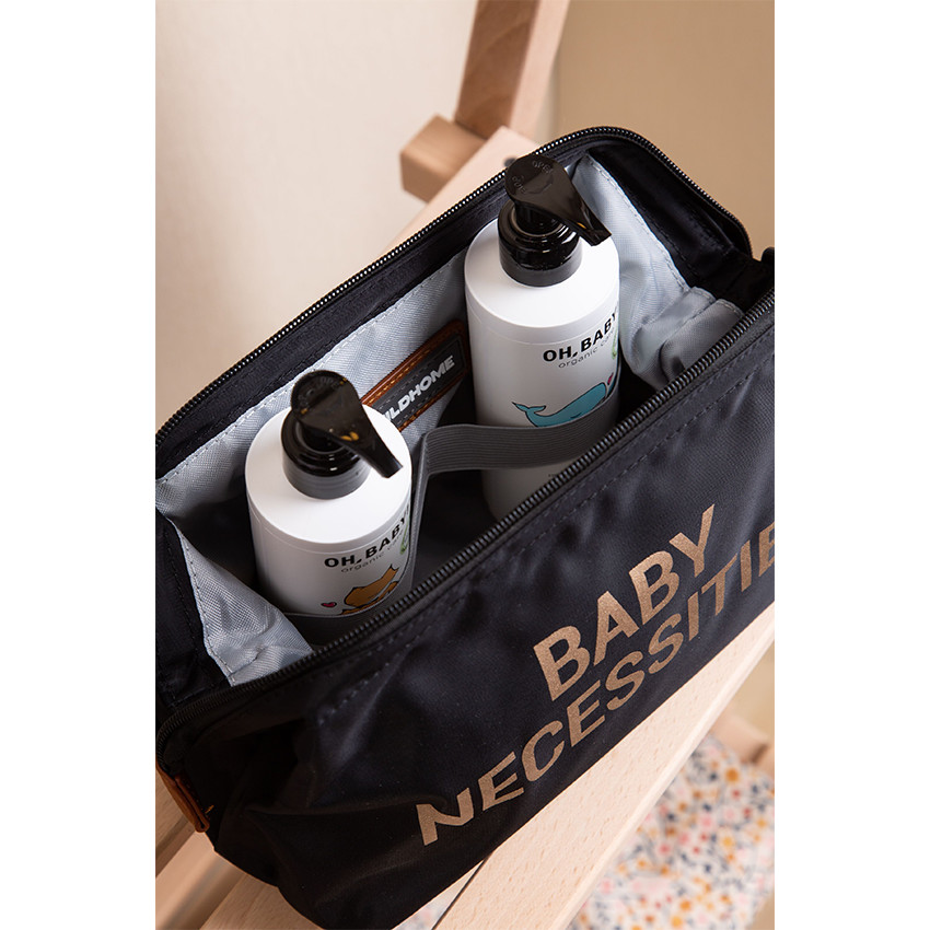 Trousse de toilette Baby Necessities - Noir/Or