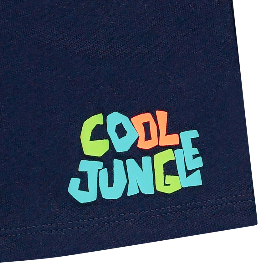 Ensemble de plage t-shirt et bermuda imprimé Savane pour bébé garçon 