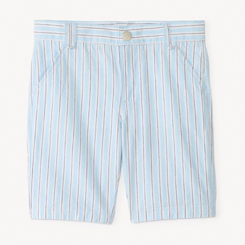Bermuda rayé en toile pour garçon 