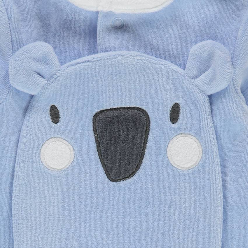 Dors-bien en velours avec koala sur le devant 