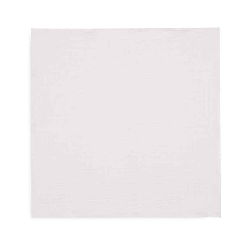 Lange tétra gaze de coton Olive Green/Ivory 70 x 70cm 4 pcs 