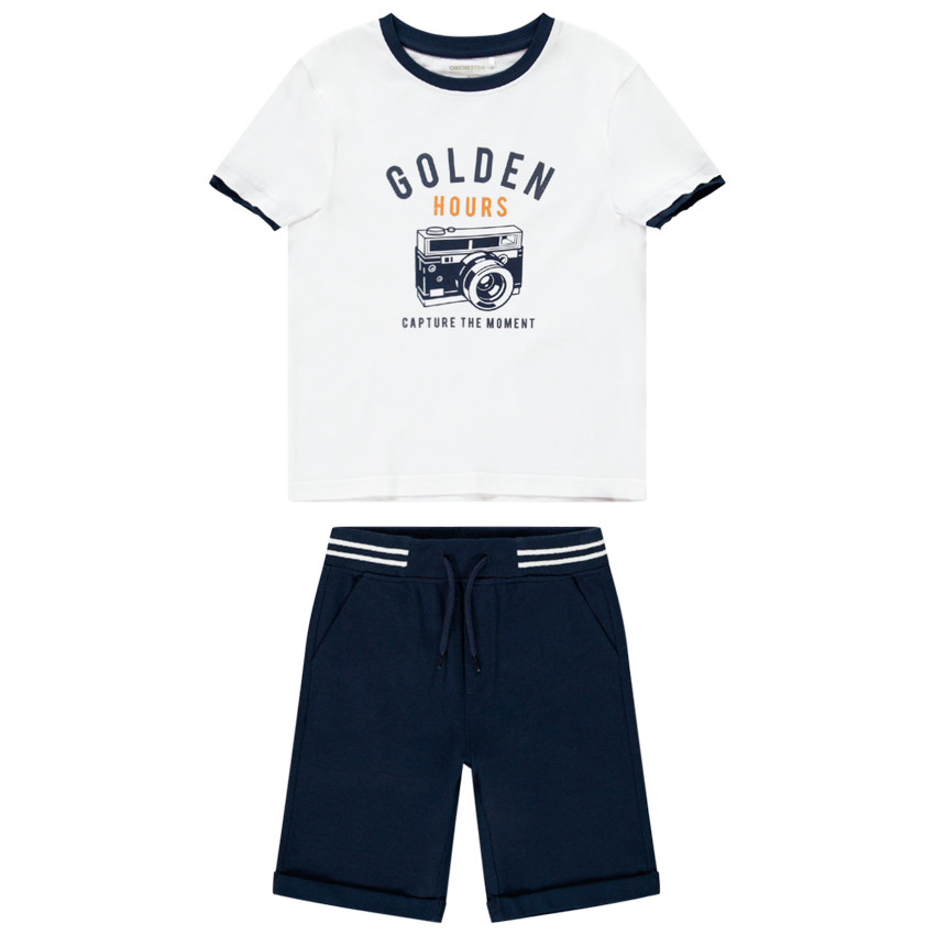Ensemble de plage en coton pour garçon 