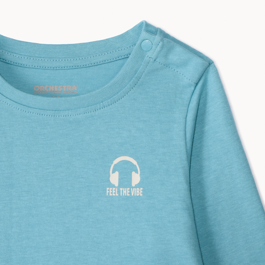 Lot de 3 t-shirts manches longues printé pour bébé garçon 