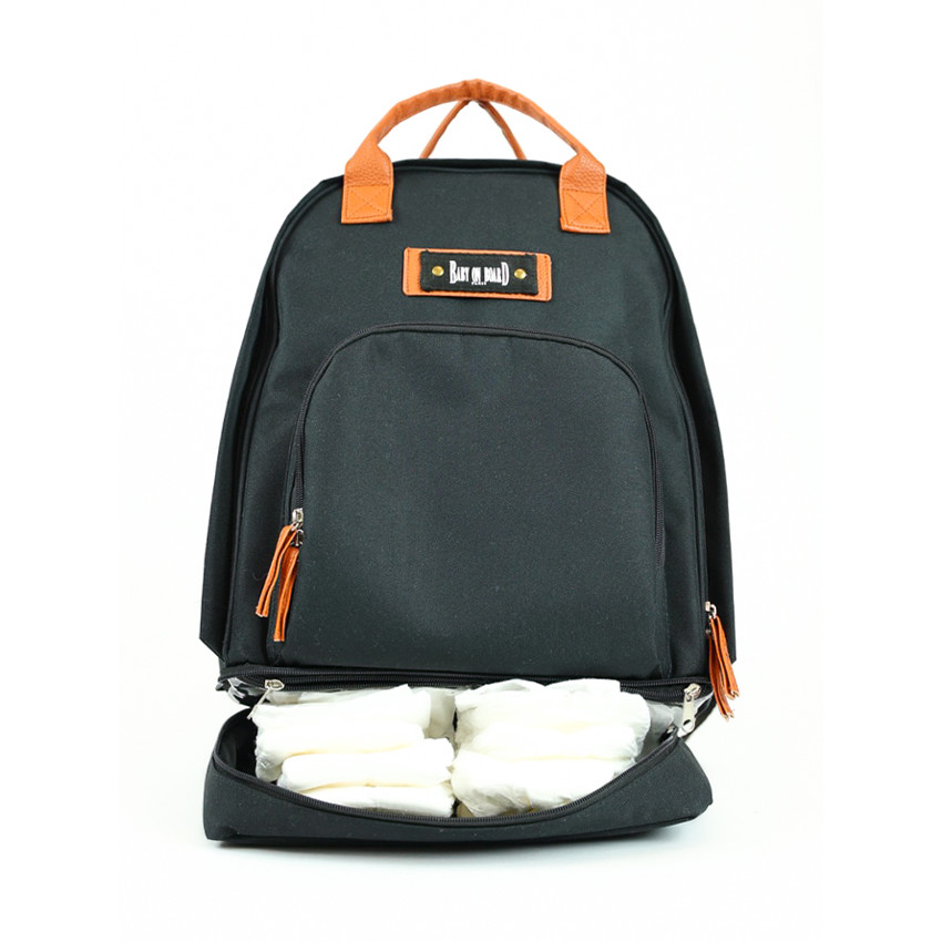 Sac à langer Backpack noir 
