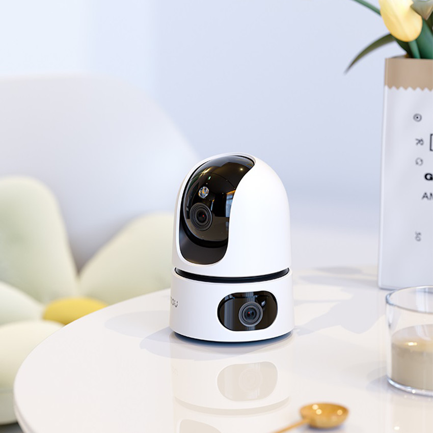 Babyphone à double caméra de surveillance Ranger Dual 2K 2x3MP blanc 