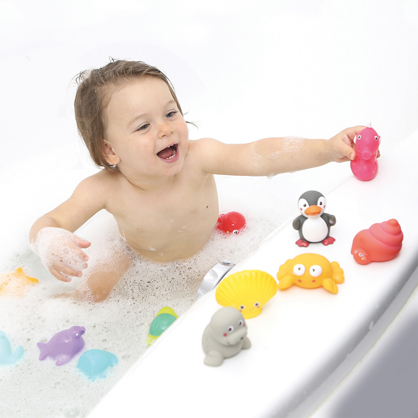 Jouet de bain Aspergeurs "12 mers" - Multicolore (Ludi) - Image 1