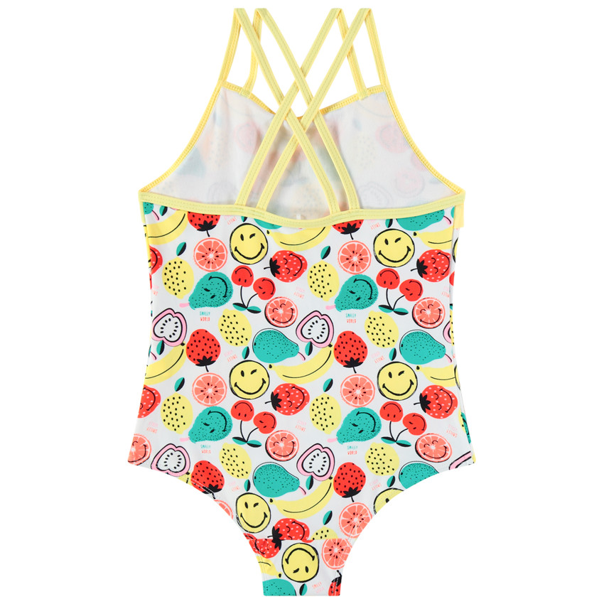 Maillot de bain 1 pièce imprimé SmileyWorld 
