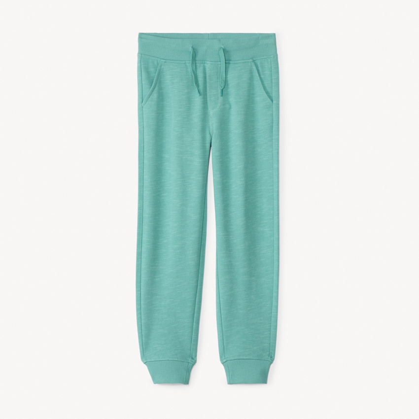 Jogging en molleton slub uni pour garçon