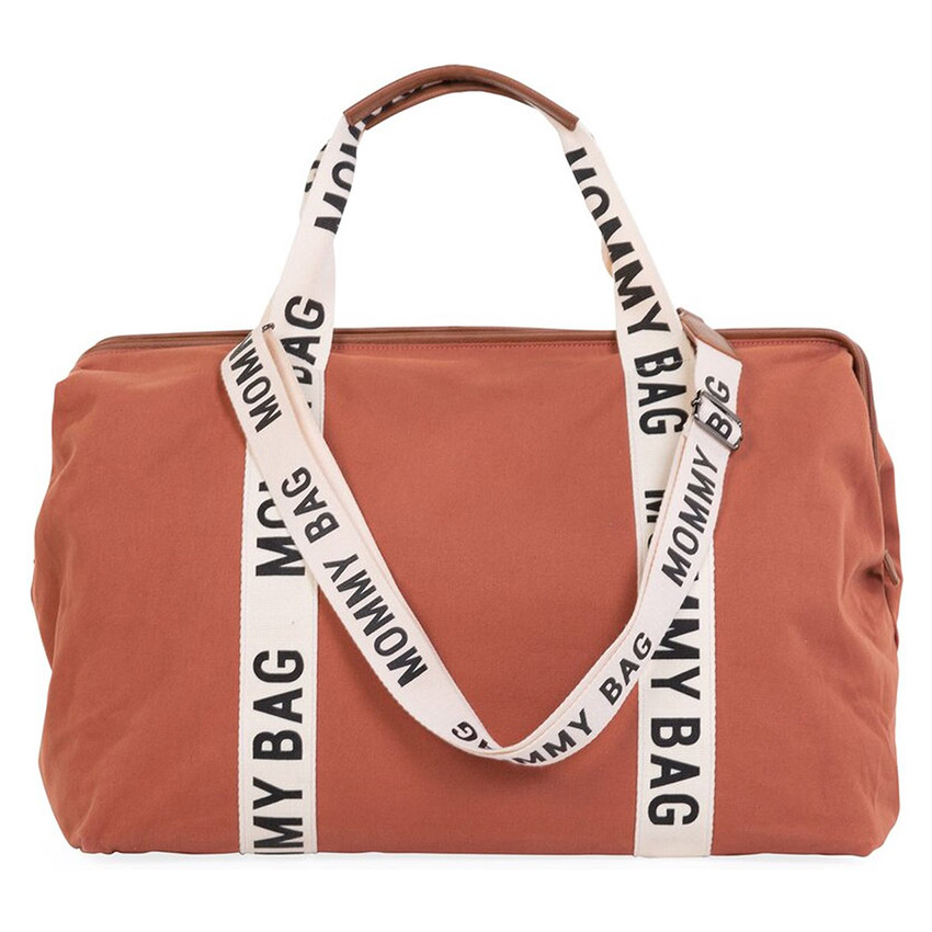 Sac à langer Mommy Bag Signature Canvas Terracotta 