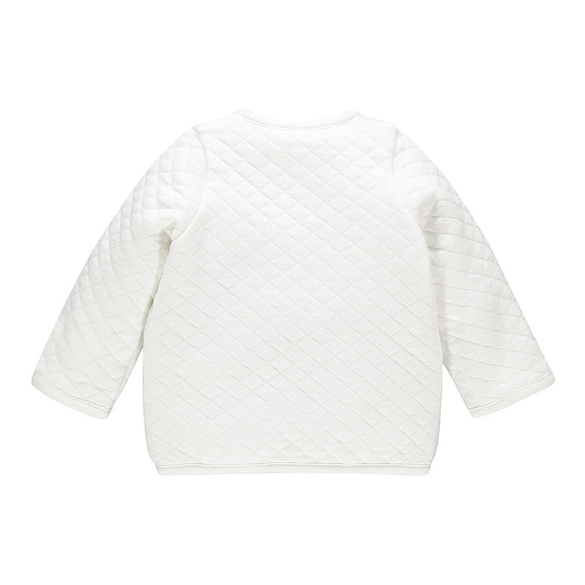Gilet réversible en coton bio uni/imprimé 