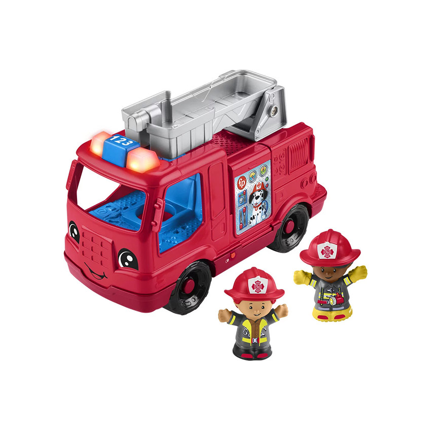 Le grand camion de pompier sons et lumières  