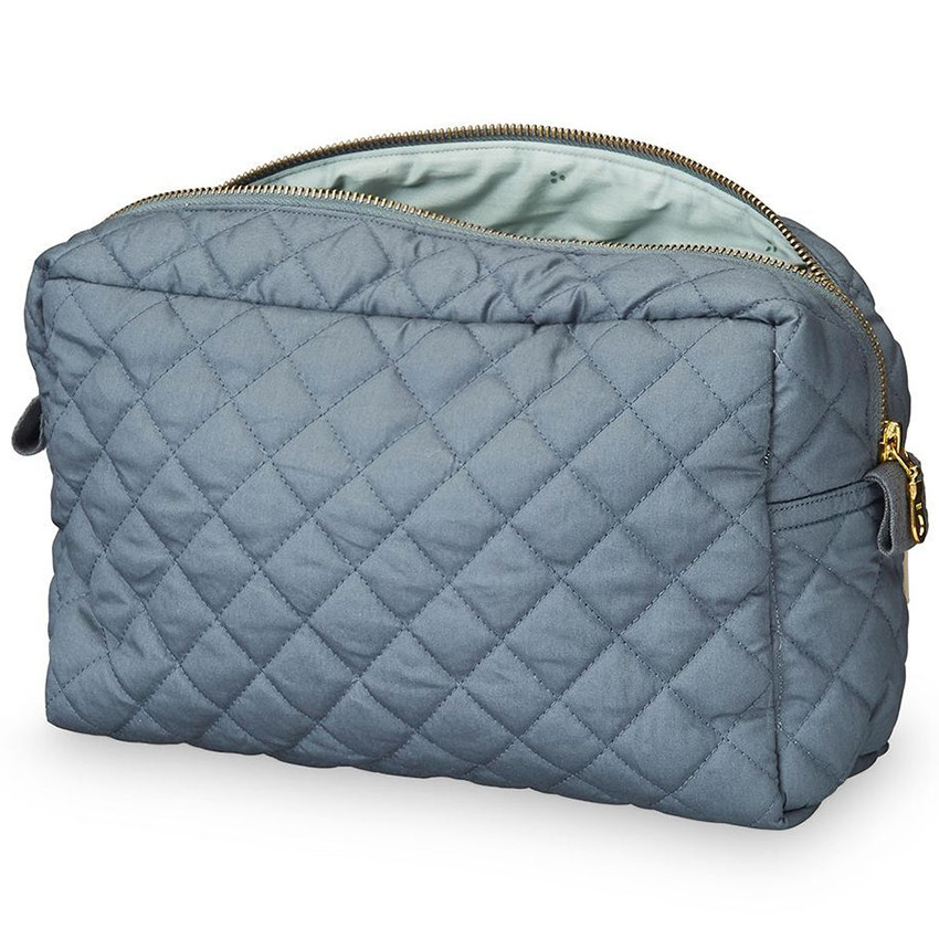 Trousse de toilette en coton biologique - Charcoal 