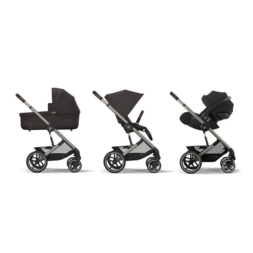 Poussette compacte Balios S Lux taupe/chocolate brown 