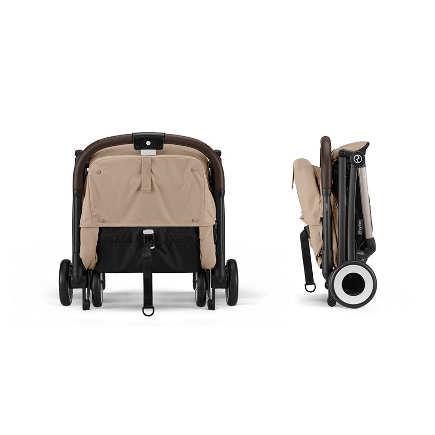 Poussette canne ultra-compacte Orfeo taupe/almond beige 