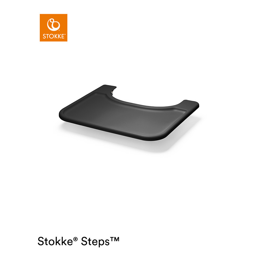 Plateau pour chaise haute Steps - Noir 