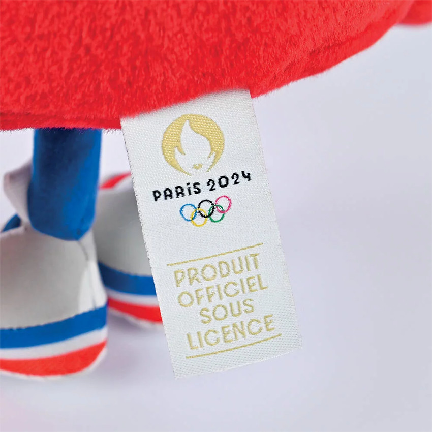 Mascotte Peluche Jeux Olympiques 2024 - 25 cm
