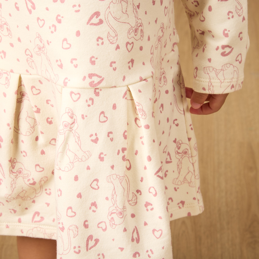 Robe manches longues imprimé Le Roi Lion Disney pour bébé fille 