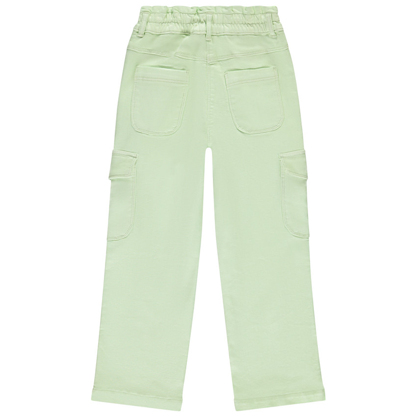 Jean overdyed large avec style cargo pour fille  