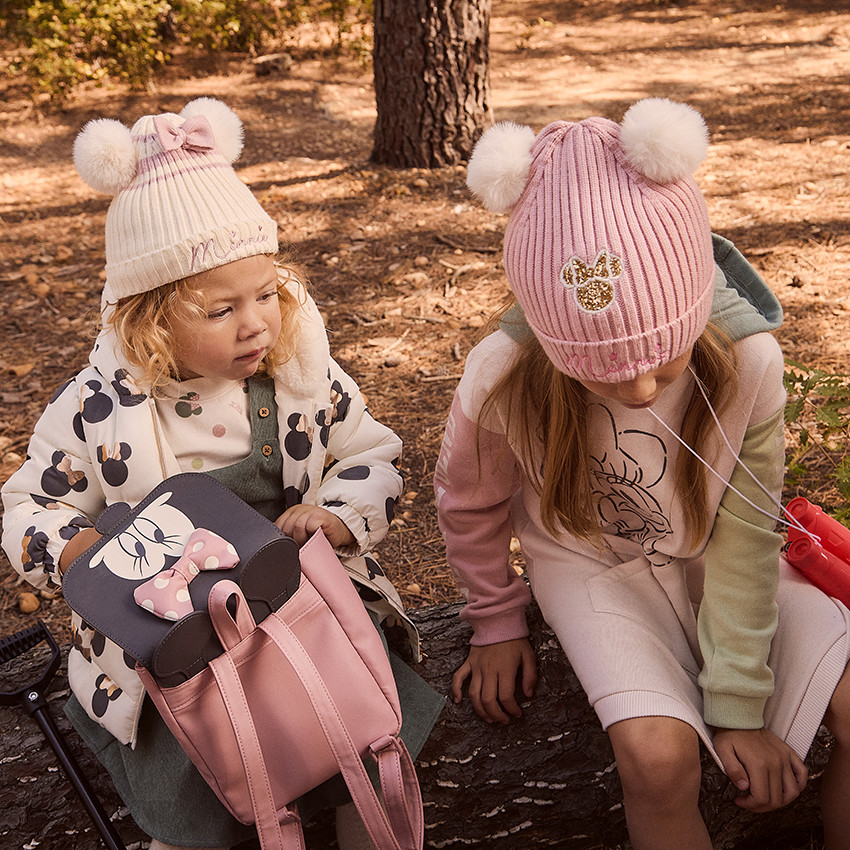 Ensemble bonnet snood Minnie Disney pour bebe fille Orchestra