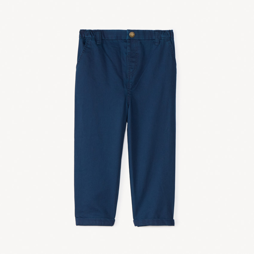 Pantalon en toile taille élastique pour bébé garçon
