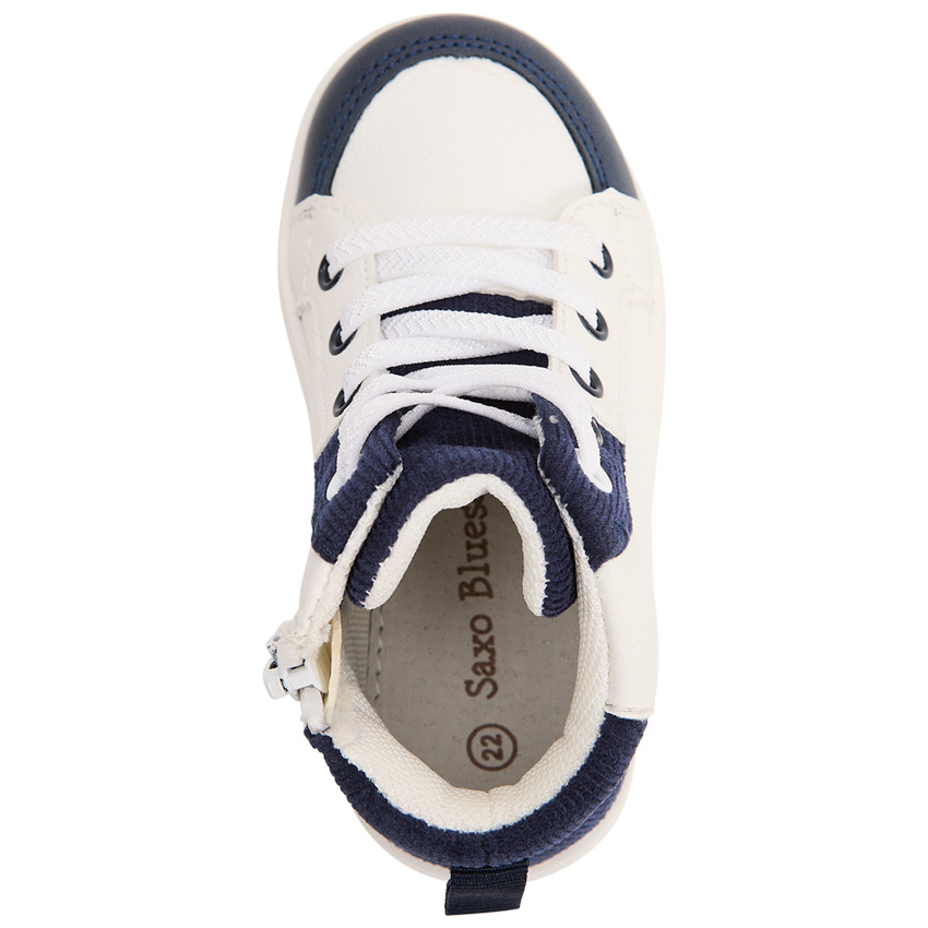 Bottillons avec détails velours pour bébé garçon 