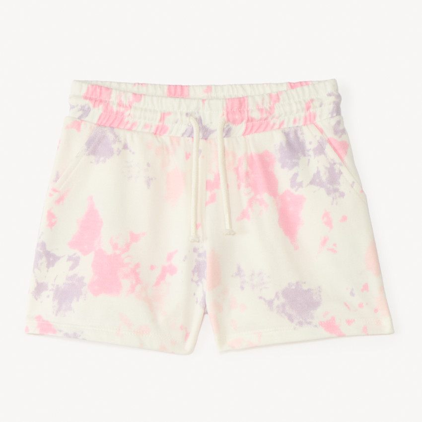 Short en molleton effet tie & dye pour fille 