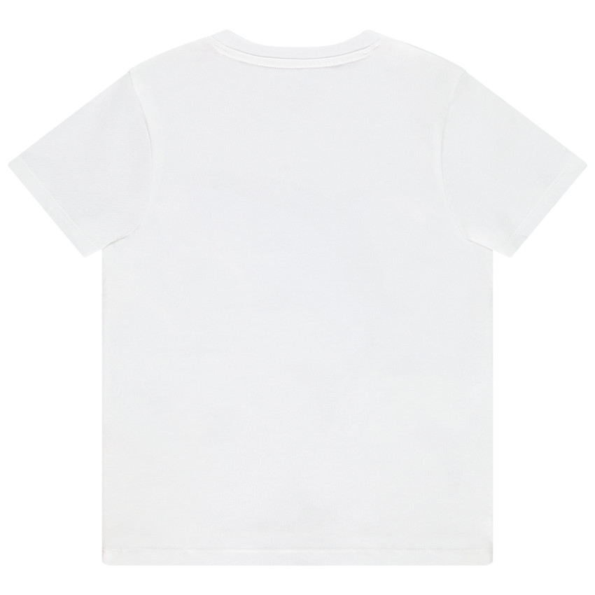T-shirt ludique en coton bio print requin pour garçon 