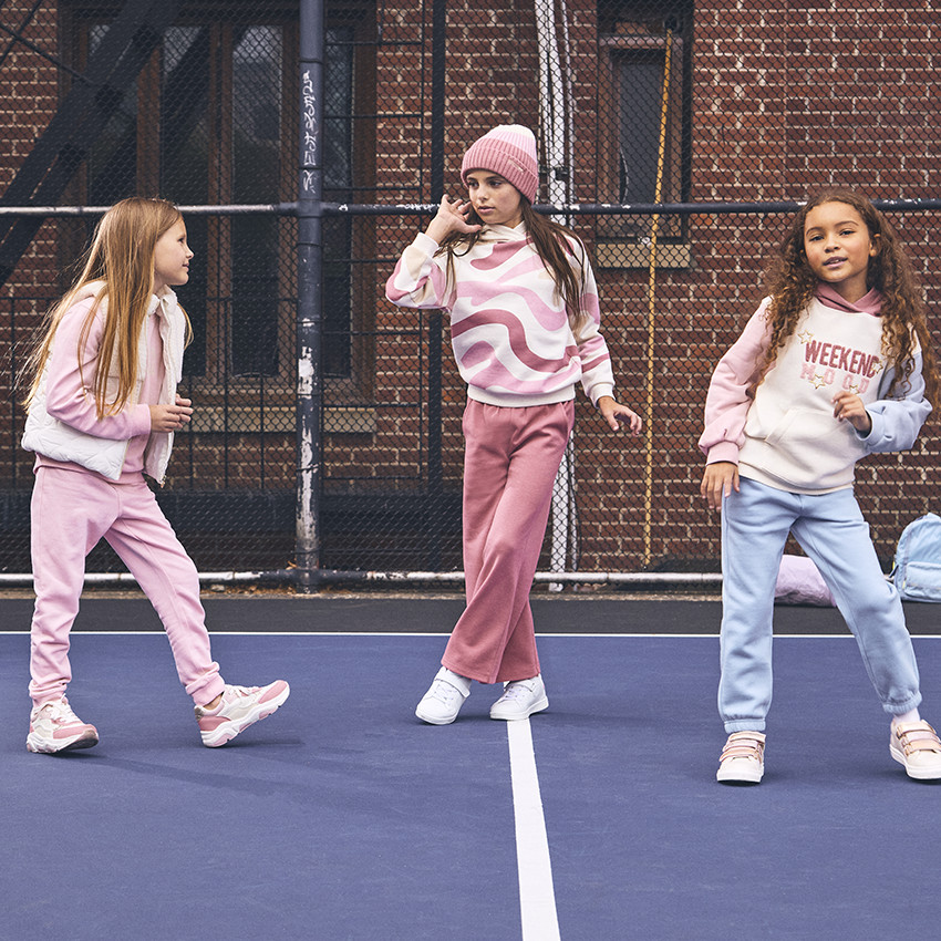 Sweat molleton à capuche effet color block pour fille 
