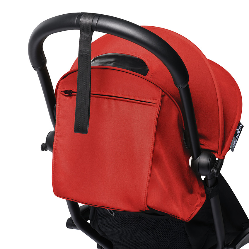 Poussette complète YOYO² nouveau pack 0+ et 6+ châssis noir - Rouge 