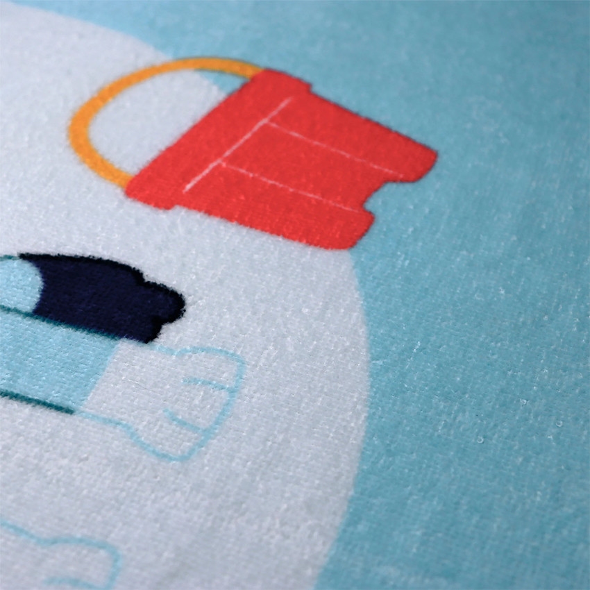 Poncho de bain imprimé Bluey 60 x 120 cm 