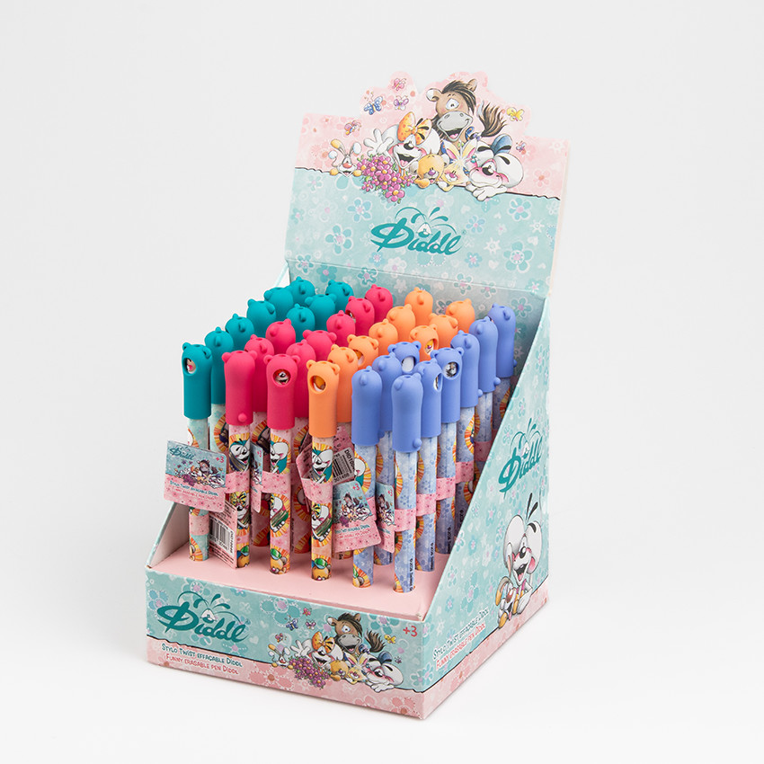 Stylo twist effaçable Diddl et ses Amis (Modèle Aléatoire)