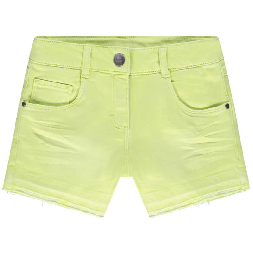 Short en denim effet overdye pour fille