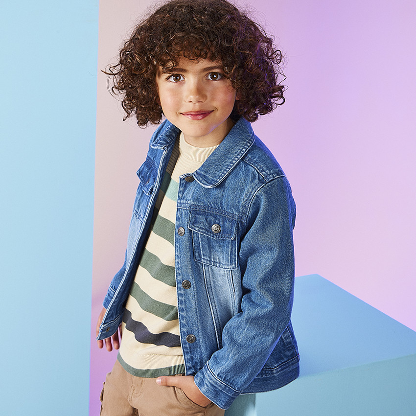 Veste jean garçon on sale