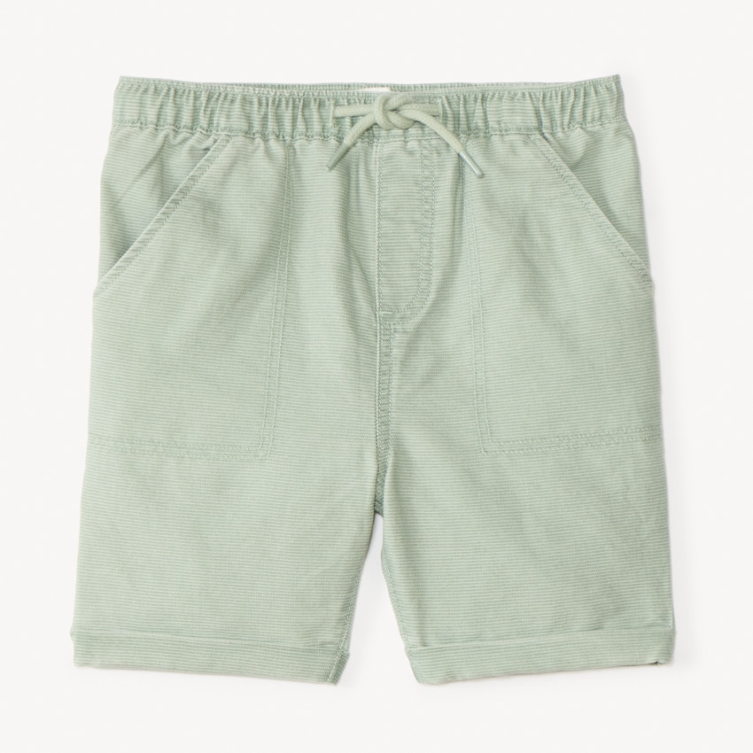 Bermuda en toile texturée pour bébé garçon