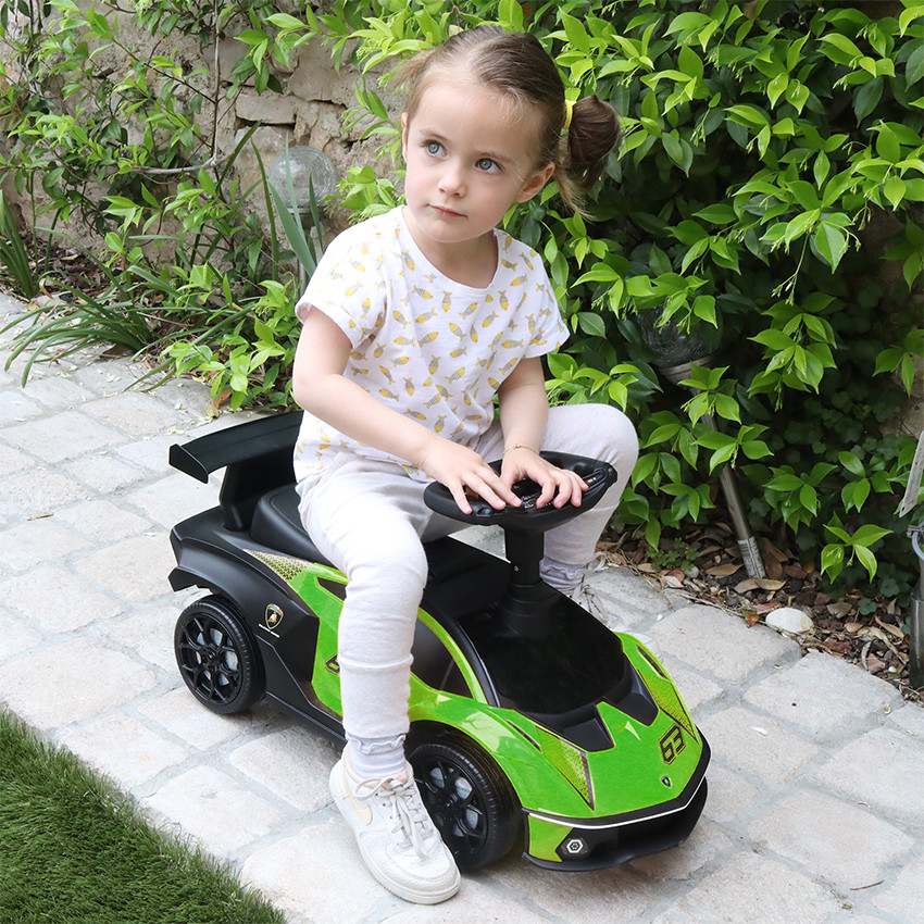 Porteur sonore Lamborghini Essenza SC V12 vert 