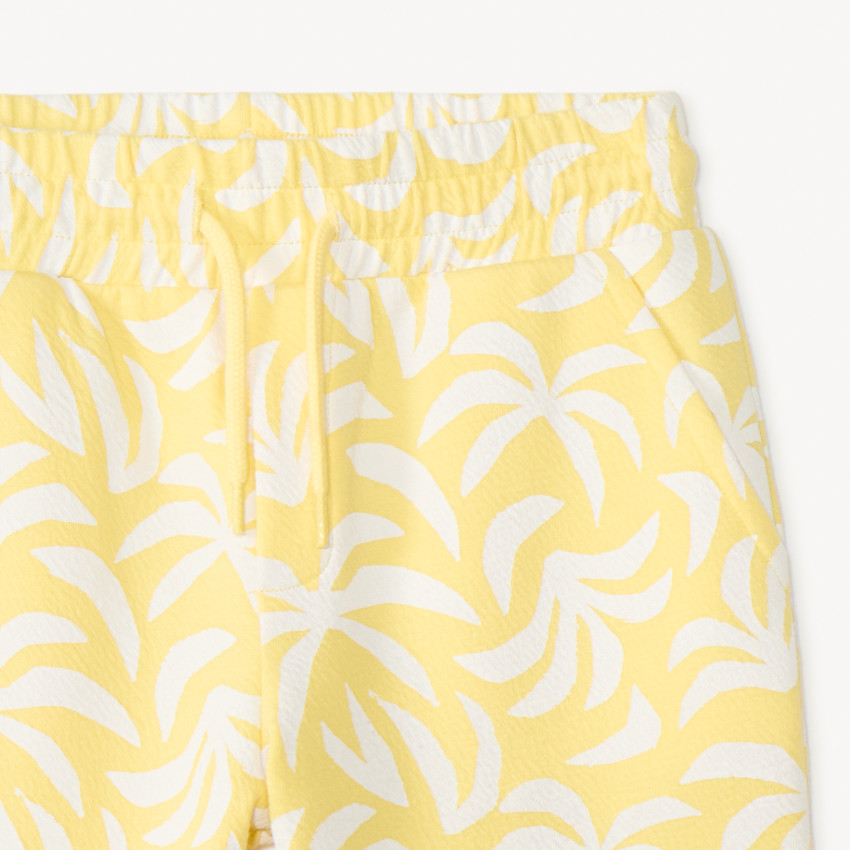 Ensemble 2 pièces t-shirt à capuche + short imprimé fantaisie pour garçon 