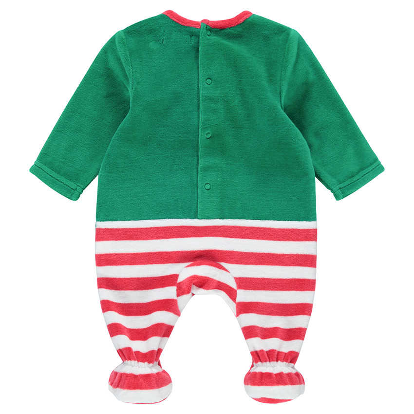Pyjama velours rouge Le lutin de Noël bébé garçon 3 MOIS LES CHATOUNETS